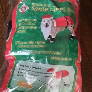 Santa (Halloween) Pet/Dog Costume Size Large